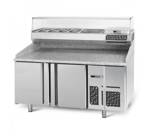 Холодильний стіл для піци - 1,5 x 0,7 м