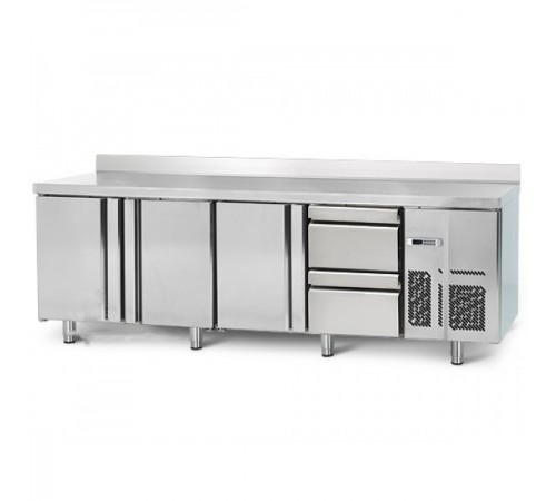 Холодильний стіл KTI257 #7SBI1212 - 2,4 x 0,6м