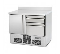 Холодильний стіл GGM Gastro KTI107M #7SBI1213 - 1,0 x 0,7м