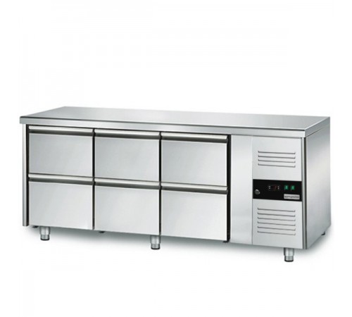 Холодильний стіл GGM Gastro KTS187AND #3 #SBS1212 - 1,8 X 0,7М