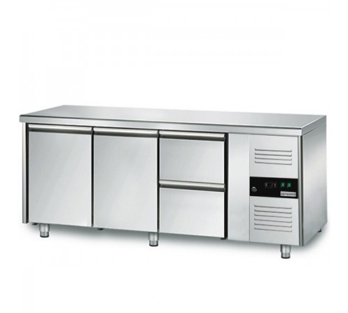 Холодильний стіл GGM Gastro KTS187ND #SBS1212 1,8 x 0,7м