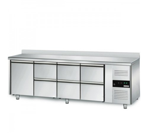 Холодильний стіл GGM Gastro KTS227AND #3 #SBS1212 - 2,2 x 0,7м