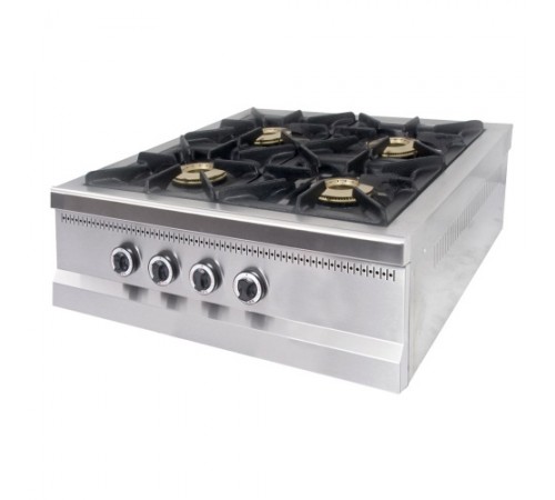 Плита 4-х настільна конфоркова з газовим контролером МО15-4N
