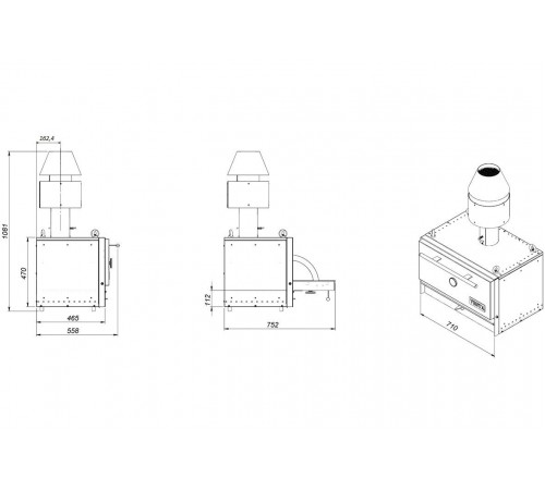 Піч-мангал Vesta 38