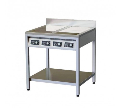 Плита індукційна підлогова 4 конфорки з бортом