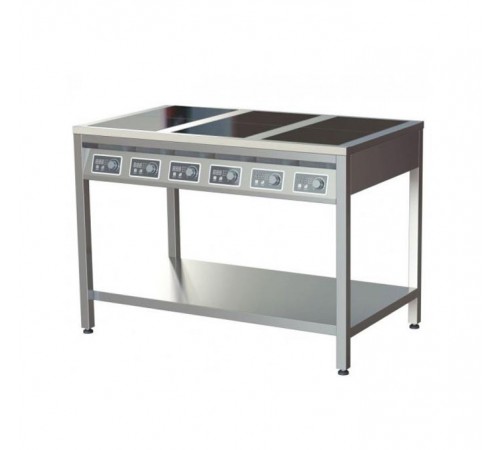 Плита індукційна підлогова 6 конфорок