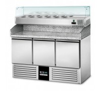 Холодильний стіл для піци - 1,4 x 0,7 м