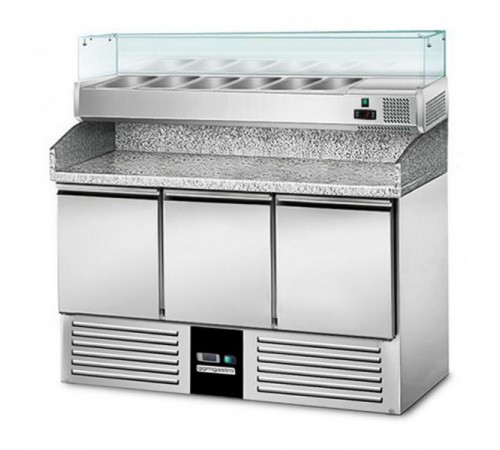 Холодильний стіл для піци - 1,4 x 0,7 м