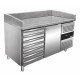 Холодильний стіл для піци - 1,5 x 0,8 м
