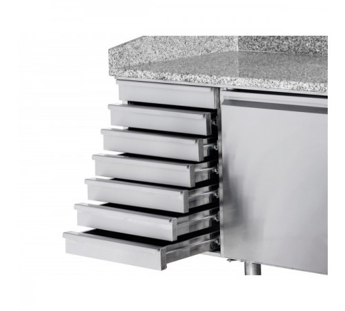 Холодильний стіл для піци - 2,0 x 0,8 м