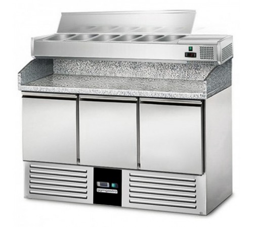 Холодильний стіл для піци - 1,4 x 0,7 м