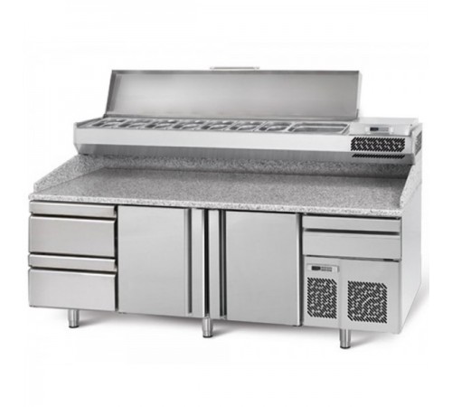 Холодильний стіл для піци - 2,3 x 0,8 м