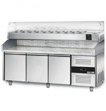 Холодильний стіл для піци - 2,0 x 0,8 м