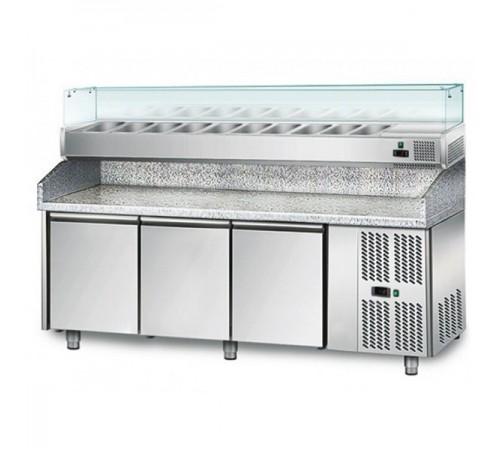 Холодильний стіл для піци - 2,0 x 0,8 м