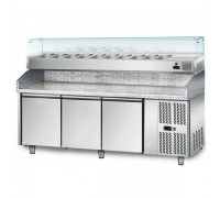 Холодильний стіл для піци - 2,0 x 0,8 м