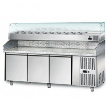 Холодильний стіл для піци - 2,0 x 0,8 м