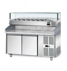 Холодильний стіл для піци - 1,5 x 0,8 м