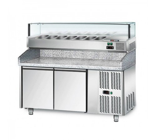 Холодильний стіл для піци - 1,5 x 0,8 м