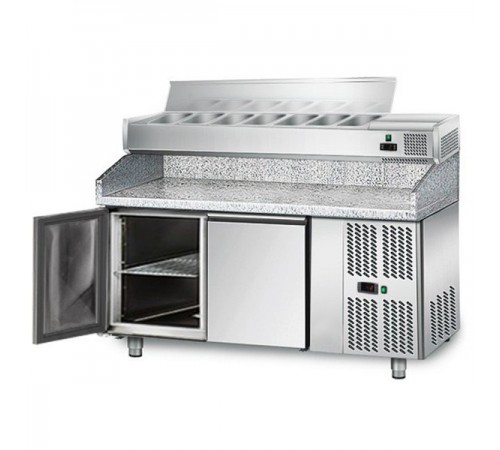 Холодильний стіл для піци - 1,5 x 0,8 м