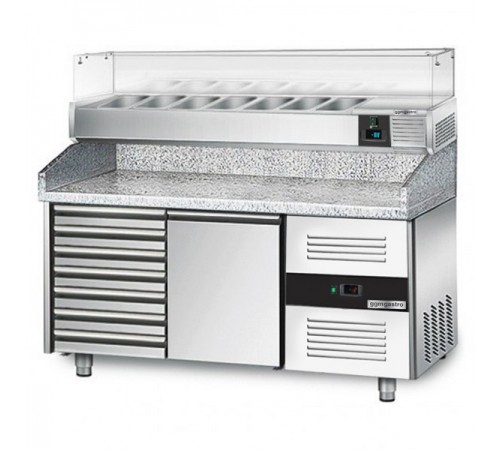 Холодильний стіл для піци - 1,5 x 0,8 м