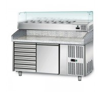 Холодильний стіл для піци - 1,5 x 0,8 м