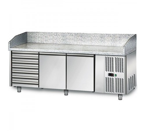 Холодильний стіл для піци - 2,0 x 0,8 м