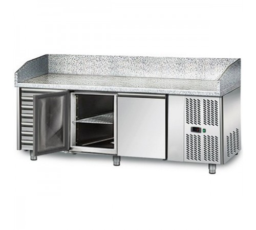 Холодильний стіл для піци - 2,0 x 0,8 м