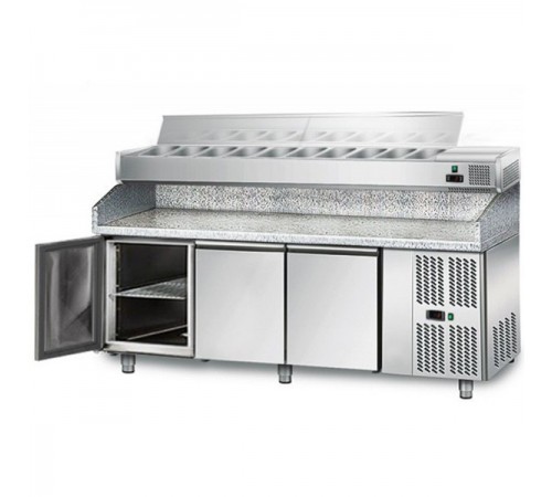 Холодильний стіл для піци - 2,0 x 0,8 м
