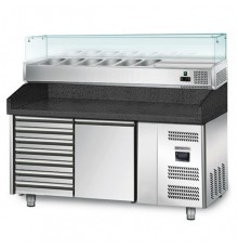 Холодильний стіл для піци - 1,5 x 0,8 м