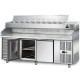 Холодильний стіл для піци - 2,0 x 0,8 м