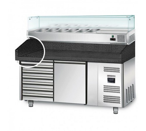 Холодильний стіл для піци - 1,5 x 0,8 м