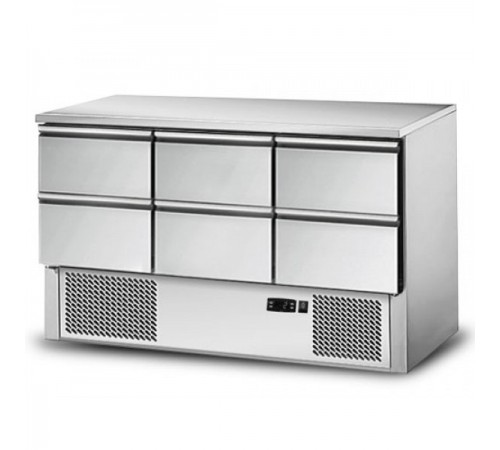 Холодильний стіл GGM Gastro SAG147END #3 #SBG1212 - 1,37 x 0,7м