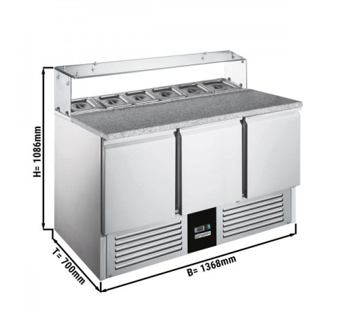 Саладетта/холодильний стіл для піци - 1,36 x 0,7 м