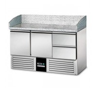 Холодильний стіл для піци - 1,4 x 0,7 м