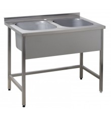 Ванна мийна зварна двосекційна Проф 304