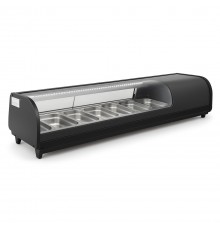 Вітрина холодильна для суші Hurakan HKN-VRS52L чорна