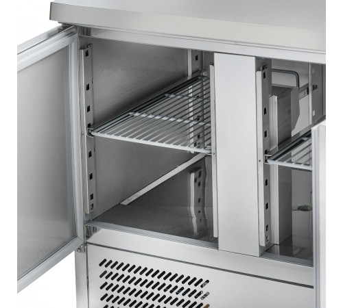 Стіл холодильний Hurakan HKN-GXS2GN 2-х дверний з нижнім розміщенням агрегату