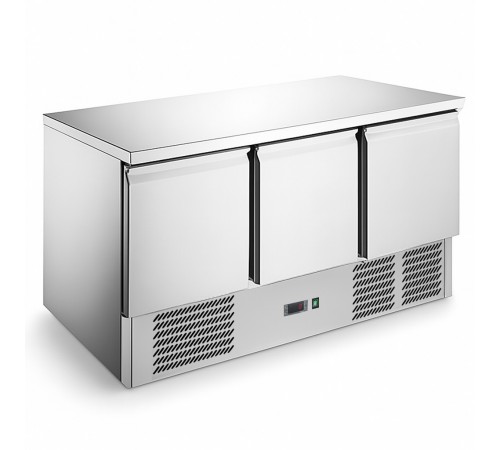 Стіл холодильний Hurakan HKN-GXS3GN 3-х дверний з нижнім розміщенням агрегату