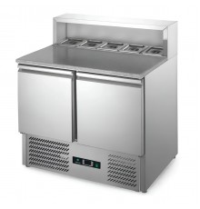 Саладета Hurakan HKN-GXSD2GN 2-х дверна з гранітною поверхнею