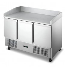 Стіл холодильний Hurakan HKN-GXPZ3GR для піци 3-дверний з гран. пов. нижн. агр.