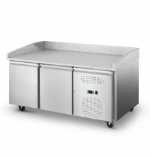 Стіл холодильний Hurakan HKN-GXPZ2GR для піци 2-дверний з гран. пов.