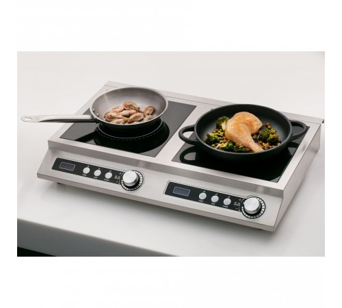 Плита індукційна Hurakan HKN-ICF70D 2-х конфорочна, 7000w