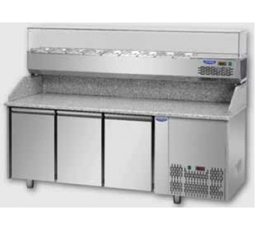 Стіл піцерійний Tecnodom PZ03EKOGN + VR3203VD