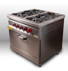 Плита 4-х конфоркова з духовкою МО15-4