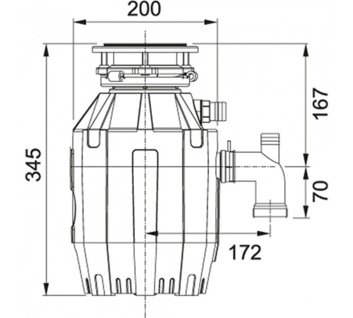 Подрібнювач відходів Franke TURBO ELITE TE-50 134.0535.229