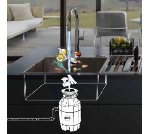 Подрібнювач відходів Franke TURBO ELITE TE-50 134.0535.229