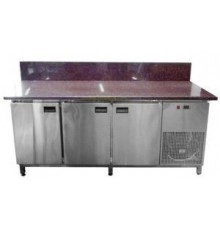 Стіл для піци Tehma 3 двері із заднім бортом (700)