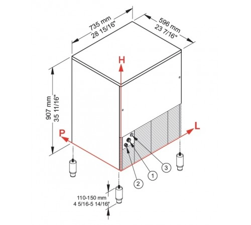 Льодогенератор Brema IMF80A