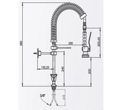 Душуючий пристрій CANCAN MT05