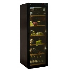 Шафа холодильна зі скляними дверима Polair DW104 -BRAVO винна